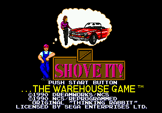 Shove It! ...The Warehouse Game (USA) Title Screen